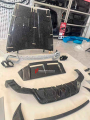 DRY CARBON CONVERSION BODY KIT for ROLLS-ROYCE CULLINAN SERIES 1 2018 - 2025 upgrade to SERIES 2 FACELIFT



Set includes:

Front Lip
Front Bumper
Front Bumper Meshes

Headlights
Front Grille Frame
Hood / Bonnet
Front Fenders
Fenders Flares
Door Covers
Side Skirts
Roof Spoiler
D-Pillar Panel
Rear Trunk Spoiler
Rear Panel
Rear Bumper
Rear Diffuser
Exhaust Tips
Material: Dry Carbon