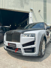 DRY CARBON CONVERSION BODY KIT for ROLLS-ROYCE CULLINAN SERIES 1 2018 - 2025 upgrade to SERIES 2 FACELIFT



Set includes:

Front Lip
Front Bumper
Front Bumper Meshes

Headlights
Front Grille Frame
Hood / Bonnet
Front Fenders
Fenders Flares
Door Covers
Side Skirts
Roof Spoiler
D-Pillar Panel
Rear Trunk Spoiler
Rear Panel
Rear Bumper
Rear Diffuser
Exhaust Tips
Material: Dry Carbon
