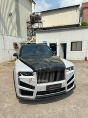 DRY CARBON CONVERSION BODY KIT for ROLLS-ROYCE CULLINAN SERIES 1 2018 - 2025 upgrade to SERIES 2 FACELIFT



Set includes:

Front Lip
Front Bumper
Front Bumper Meshes

Headlights
Front Grille Frame
Hood / Bonnet
Front Fenders
Fenders Flares
Door Covers
Side Skirts
Roof Spoiler
D-Pillar Panel
Rear Trunk Spoiler
Rear Panel
Rear Bumper
Rear Diffuser
Exhaust Tips
Material: Dry Carbon
