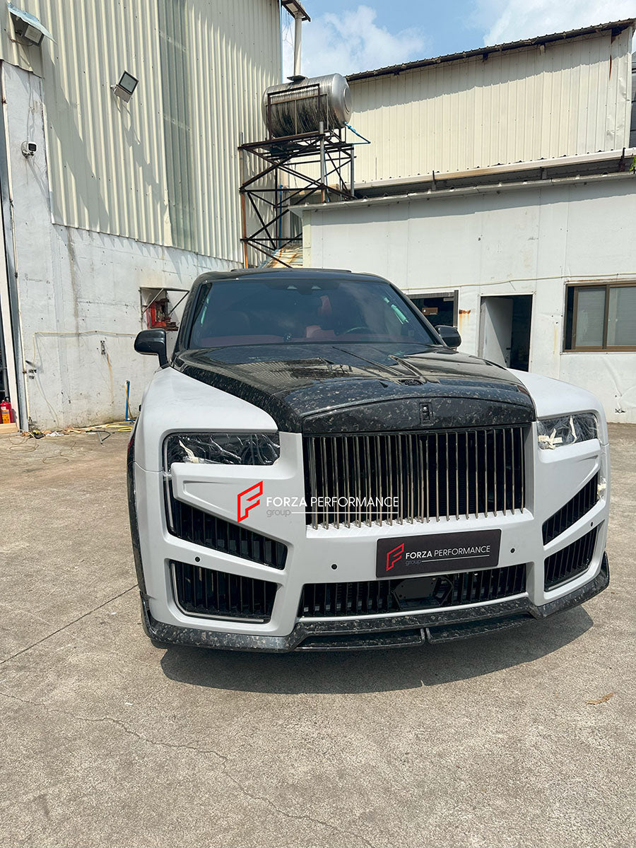 DRY CARBON CONVERSION BODY KIT for ROLLS-ROYCE CULLINAN SERIES 1 2018 - 2025 upgrade to SERIES 2 FACELIFT



Set includes:

Front Lip
Front Bumper
Front Bumper Meshes

Headlights
Front Grille Frame
Hood / Bonnet
Front Fenders
Fenders Flares
Door Covers
Side Skirts
Roof Spoiler
D-Pillar Panel
Rear Trunk Spoiler
Rear Panel
Rear Bumper
Rear Diffuser
Exhaust Tips
Material: Dry Carbon
