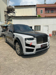 DRY CARBON CONVERSION BODY KIT for ROLLS-ROYCE CULLINAN SERIES 1 2018 - 2025 upgrade to SERIES 2 FACELIFT



Set includes:

Front Lip
Front Bumper
Front Bumper Meshes

Headlights
Front Grille Frame
Hood / Bonnet
Front Fenders
Fenders Flares
Door Covers
Side Skirts
Roof Spoiler
D-Pillar Panel
Rear Trunk Spoiler
Rear Panel
Rear Bumper
Rear Diffuser
Exhaust Tips
Material: Dry Carbon
