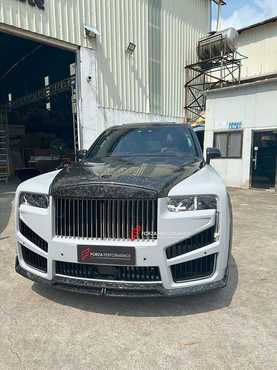 DRY CARBON CONVERSION BODY KIT for ROLLS-ROYCE CULLINAN SERIES 1 2018 - 2025 upgrade to SERIES 2 FACELIFT



Set includes:

Front Lip
Front Bumper
Front Bumper Meshes

Headlights
Front Grille Frame
Hood / Bonnet
Front Fenders
Fenders Flares
Door Covers
Side Skirts
Roof Spoiler
D-Pillar Panel
Rear Trunk Spoiler
Rear Panel
Rear Bumper
Rear Diffuser
Exhaust Tips
Material: Dry Carbon
