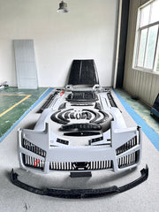 DRY CARBON CONVERSION BODY KIT for ROLLS-ROYCE CULLINAN SERIES 1 2018 - 2025 upgrade to SERIES 2 FACELIFT



Set includes:

Front Lip
Front Bumper
Front Bumper Meshes

Headlights
Front Grille Frame
Hood / Bonnet
Front Fenders
Fenders Flares
Door Covers
Side Skirts
Roof Spoiler
D-Pillar Panel
Rear Trunk Spoiler
Rear Panel
Rear Bumper
Rear Diffuser
Exhaust Tips
Material: Dry Carbon