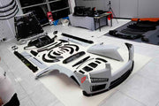 DRY CARBON CONVERSION BODY KIT for ROLLS-ROYCE CULLINAN SERIES 1 2018 - 2025 upgrade to SERIES 2 FACELIFT



Set includes:

Front Lip
Front Bumper
Front Bumper Meshes

Headlights
Front Grille Frame
Hood / Bonnet
Front Fenders
Fenders Flares
Door Covers
Side Skirts
Roof Spoiler
D-Pillar Panel
Rear Trunk Spoiler
Rear Panel
Rear Bumper
Rear Diffuser
Exhaust Tips
Material: Dry Carbon
