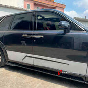 DRY CARBON CONVERSION BODY KIT for ROLLS-ROYCE CULLINAN SERIES 1 2018 - 2025 upgrade to SERIES 2 FACELIFT



Set includes:

Front Lip
Front Bumper
Front Bumper Meshes

Headlights
Front Grille Frame
Hood / Bonnet
Front Fenders
Fenders Flares
Door Covers
Side Skirts
Roof Spoiler
D-Pillar Panel
Rear Trunk Spoiler
Rear Panel
Rear Bumper
Rear Diffuser
Exhaust Tips
Material: Dry Carbon