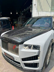 DRY CARBON CONVERSION BODY KIT for ROLLS-ROYCE CULLINAN SERIES 1 2018 - 2025 upgrade to SERIES 2 FACELIFT



Set includes:

Front Lip
Front Bumper
Front Bumper Meshes

Headlights
Front Grille Frame
Hood / Bonnet
Front Fenders
Fenders Flares
Door Covers
Side Skirts
Roof Spoiler
D-Pillar Panel
Rear Trunk Spoiler
Rear Panel
Rear Bumper
Rear Diffuser
Exhaust Tips
Material: Dry Carbon