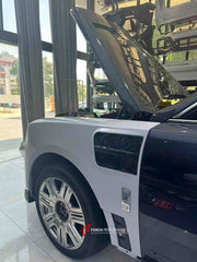 DRY CARBON CONVERSION BODY KIT for ROLLS-ROYCE CULLINAN SERIES 1 2018 - 2025 upgrade to SERIES 2 FACELIFT



Set includes:

Front Lip
Front Bumper
Front Bumper Meshes

Headlights
Front Grille Frame
Hood / Bonnet
Front Fenders
Fenders Flares
Door Covers
Side Skirts
Roof Spoiler
D-Pillar Panel
Rear Trunk Spoiler
Rear Panel
Rear Bumper
Rear Diffuser
Exhaust Tips
Material: Dry Carbon