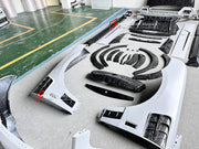 DRY CARBON CONVERSION BODY KIT for ROLLS-ROYCE CULLINAN SERIES 1 2018 - 2025 upgrade to SERIES 2 FACELIFT



Set includes:

Front Lip
Front Bumper
Front Bumper Meshes

Headlights
Front Grille Frame
Hood / Bonnet
Front Fenders
Fenders Flares
Door Covers
Side Skirts
Roof Spoiler
D-Pillar Panel
Rear Trunk Spoiler
Rear Panel
Rear Bumper
Rear Diffuser
Exhaust Tips
Material: Dry Carbon