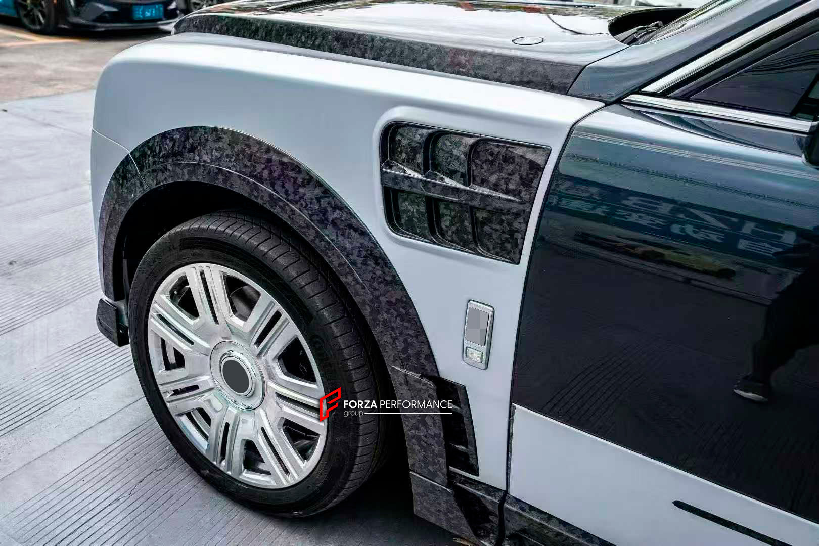 DRY CARBON CONVERSION BODY KIT for ROLLS-ROYCE CULLINAN SERIES 1 2018 - 2025 upgrade to SERIES 2 FACELIFT



Set includes:

Front Lip
Front Bumper
Front Bumper Meshes

Headlights
Front Grille Frame
Hood / Bonnet
Front Fenders
Fenders Flares
Door Covers
Side Skirts
Roof Spoiler
D-Pillar Panel
Rear Trunk Spoiler
Rear Panel
Rear Bumper
Rear Diffuser
Exhaust Tips
Material: Dry Carbon


Why “Contact Us for Pricing”?