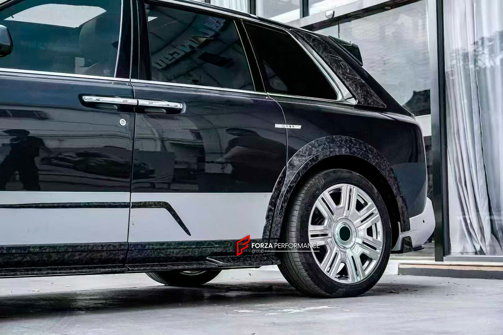 DRY CARBON CONVERSION BODY KIT for ROLLS-ROYCE CULLINAN SERIES 1 2018 - 2025 upgrade to SERIES 2 FACELIFT



Set includes:

Front Lip
Front Bumper
Front Bumper Meshes

Headlights
Front Grille Frame
Hood / Bonnet
Front Fenders
Fenders Flares
Door Covers
Side Skirts
Roof Spoiler
D-Pillar Panel
Rear Trunk Spoiler
Rear Panel
Rear Bumper
Rear Diffuser
Exhaust Tips
Material: Dry Carbon


Why “Contact Us for Pricing”?
