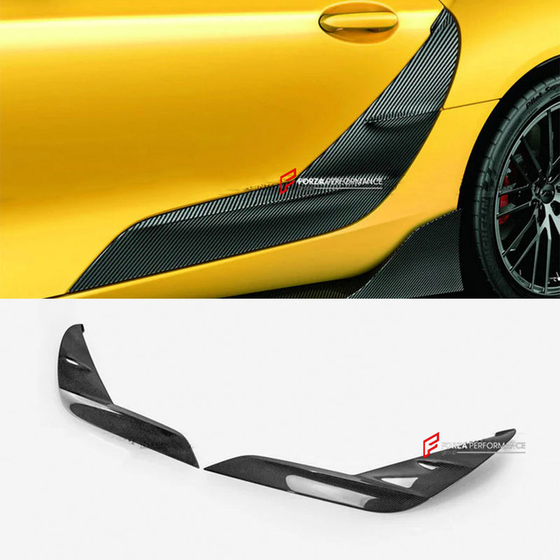 DRY CARBON REPLACEMENT DOOR GARNISH for TOYOTA GR SUPRA A90 2019+