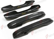 DRY CARBON DOOR HANDLE COVERS 4 PCS for HONDA CIVIC 11TH GEN FE FL 2022+
Set includes:

Door Handle Covers (4 pcs/set)
Material: Dry Carbon

NOTE: Specify door count and sensor option when ordering. Add-on type - installs over the original part. Professional installation is required.