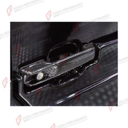 DRY CARBON DOOR HANDLE COVERS for MERCEDES-BENZ G-CLASS W463 2008 - 2018

Set includes:
Door Handle Covers

Material: Dry Carbon

NOTE: Professional installation is required.