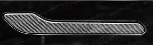 DRY CARBON DOOR HANDLE COVERS for TESLA MODEL Y JUNIPER 2025+
Set includes:

Door Handle Covers
Material: Dry Carbon

NOTE: Add-on type - installs over the original part. Professional installation is required.