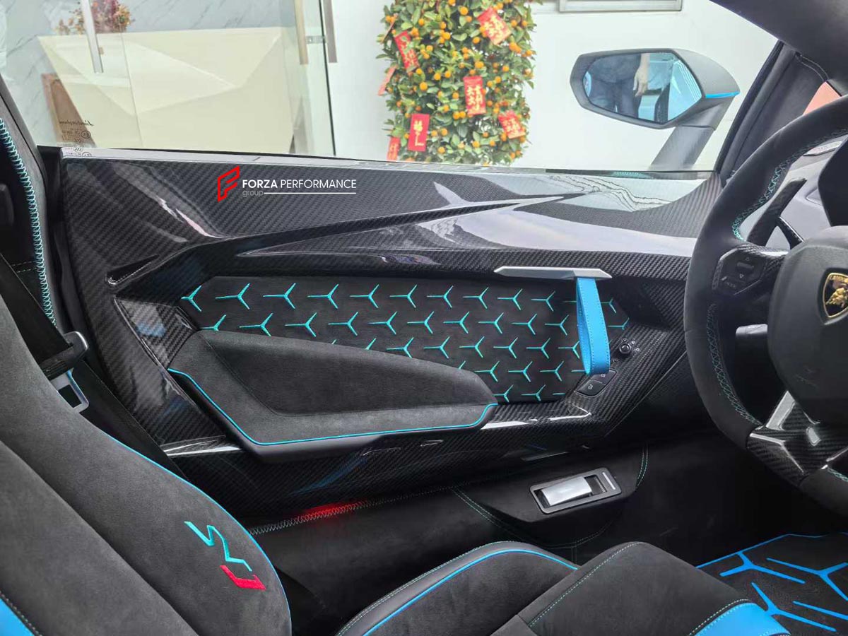 Dry Carbon Door Panel for Lamborghini AVENTADOR LP700 LP700-4 ROADSTER LP720 LP740 LP750 LP770 SVJ S ROADSTER
Set includes:

Door Panel
Material: Dry Carbon

NOTE: Professional installation is required.