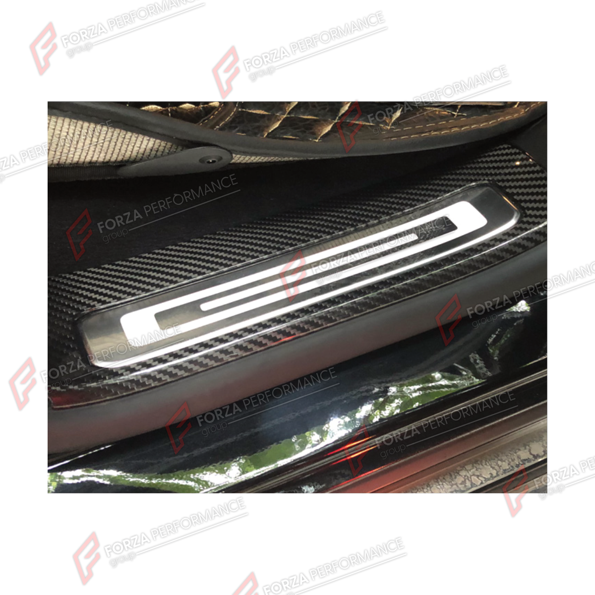 DRY CARBON DOOR SILL TRIM COVERS for MERCEDES-BENZ G-CLASS W464 G63 G350 G350D G400D G500 G550 2019 - 2024

Set includes:
Door Sill Trim Covers

Material: Dry Carbon

NOTE: Professional installation is required.
