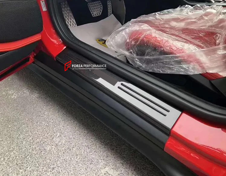 DRY CARBON DOOR SILLS for FERRARI 488 GTB SPIDER 2015 - 2020

Set includes:

Door Sills

Material: Carbon Fiber

NOTE: Professional installation is required