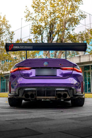 DRY CARBON DRS SPOILER WING for BMW M3 G80 2021+ M4 G82 2021+ FORZA PERFORMANCE Drag Reduction System spoiler