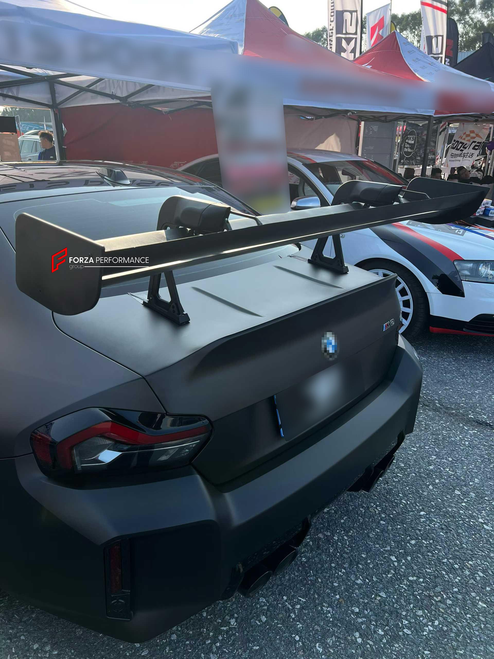 DRY CARBON DRS SPOILER WING for BMW M3 G80 2021+ M4 G82 2021+ FORZA PERFORMANCE Drag Reduction System spoiler