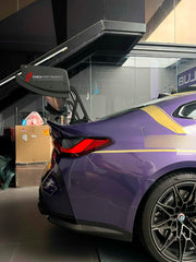 DRY CARBON DRS SPOILER WING for BMW M3 G80 2021+ M4 G82 2021+ FORZA PERFORMANCE Drag Reduction System spoiler