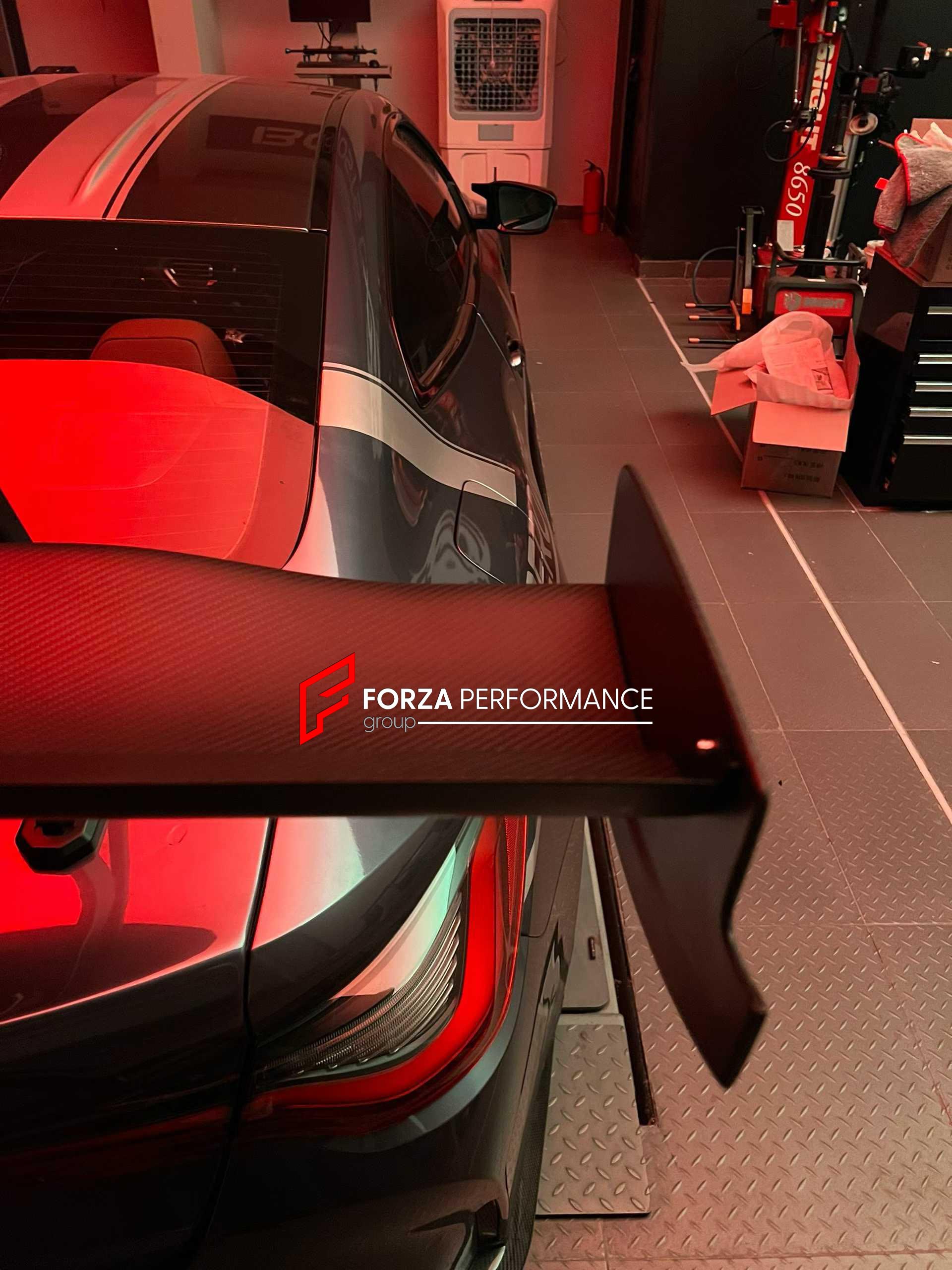 DRY CARBON DRS SPOILER WING for BMW M3 G80 2021+ M4 G82 2021+ FORZA PERFORMANCE Drag Reduction System spoiler