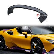 DRY CARBON DUCKTAIL SPOILER for FERRARI SF90 STRADALE SPIDER 2019+ FORZA PERFORMANCE custom fit Mansory Style

Set includes:
Ducktail Spoiler

Material: Dry Carbon

NOTE: Professional installation is required.