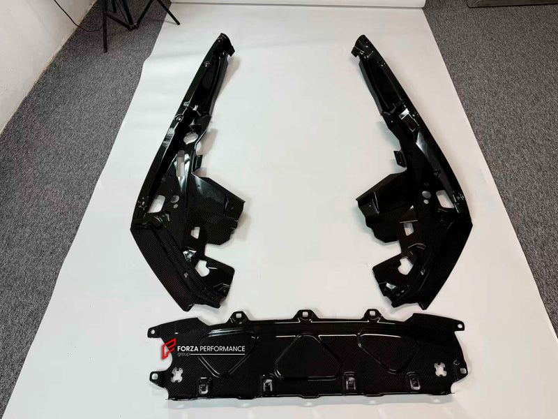 DRY CARBON ENGINE BAY AREA COVER for BMW X5M F95 LCI X6M F96 LCI 2023+