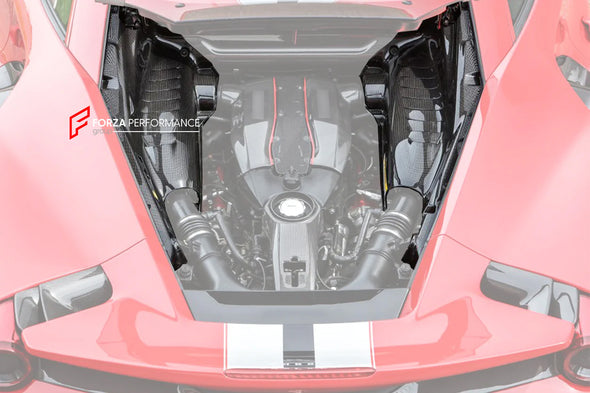 DRY CARBON ENGINE BAY PANELS for FERRARI 488 GTB PISTA 2015 - 2020

Set includes:

Engine Bay

Material: Carbon Fiber

NOTE: Professional installation is required