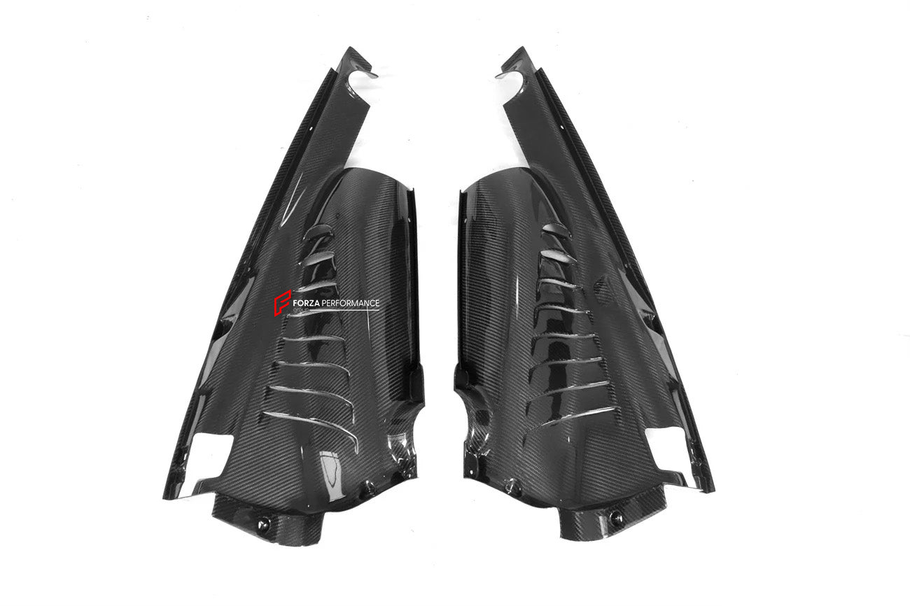 DRY CARBON ENGINE BAY PANELS for FERRARI 488 GTB PISTA 2015 - 2020

Set includes:

Engine Bay

Material: Carbon Fiber

NOTE: Professional installation is required