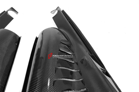 DRY CARBON ENGINE BAY PANELS for FERRARI 488 GTB PISTA 2015 - 2020

Set includes:

Engine Bay

Material: Carbon Fiber

NOTE: Professional installation is required