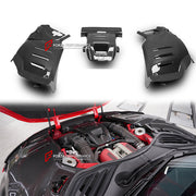 DRY CARBON ENGINE BAY TRIM COVERS for FERRARI PUROSANGUE 2023+ FORZA PERFORMANCE custom fit OEM Style

Set includes:
Engine Bay Trim Covers

Material: Dry Carbon

NOTE: Professional installation is required.