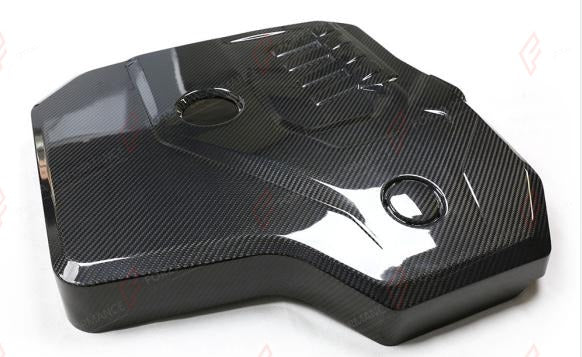DRY CARBON ENGINE COVER 2.0T for TOYOTA SUPRA A90 A91 2019+
Set includes:

Engine Cover
Material: Dry Carbon

NOTE: Professional installation is required.