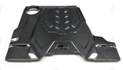 DRY CARBON ENGINE COVER for BMW M8 F91 F92 F93 2019+
Set includes:

Engine Cover
Material: Dry Carbon

NOTE: Professional installation is required.