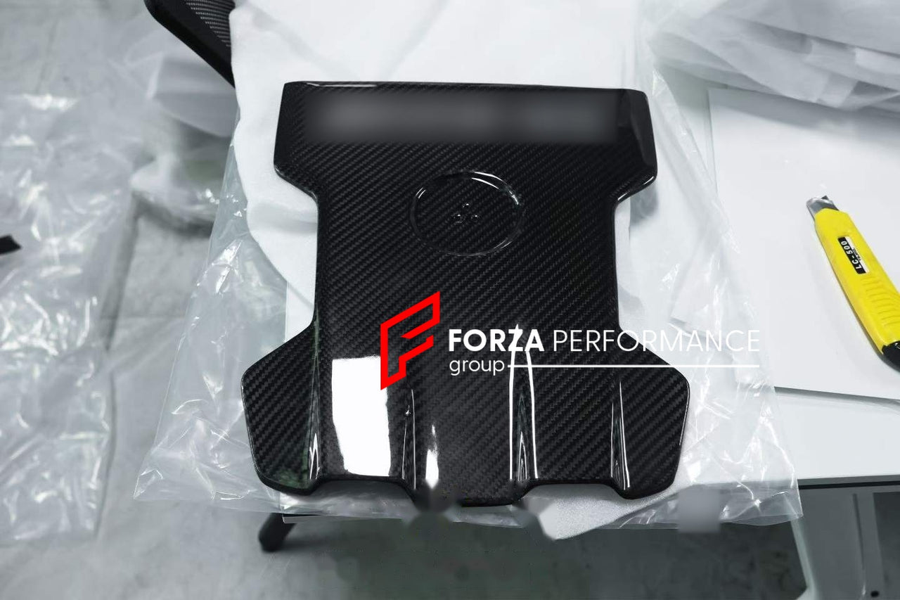 DRY CARBON ENGINE COVER for MERCEDES BENZ AMG G63 E63 S S63 GT63 S Forza Performance custom fit buy HD Carbon style design