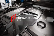 DRY CARBON ENGINE COVER for MERCEDES BENZ AMG G63 E63 S S63 GT63 S Forza Performance custom fit buy HD Carbon style design