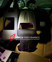 DRY CARBON ENGINE COVER for MERCEDES BENZ AMG G63 E63 S S63 GT63 S Forza Performance custom fit buy HD Carbon style design