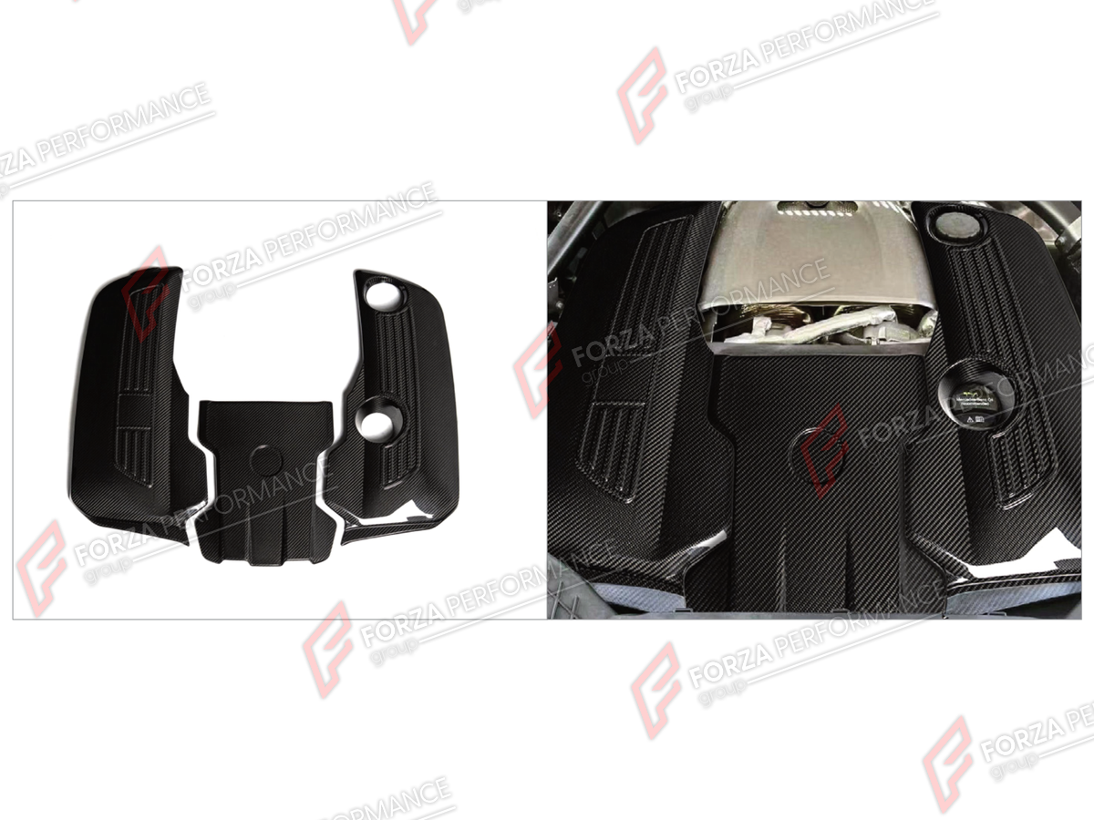 DRY CARBON ENGINE COVER for MERCEDES-BENZ G-CLASS W465 G63 2025+

Set includes:
Engine Cover

Material: Dry Carbon

NOTE: Professional installation is required.