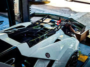 DRY CARBON ENGINE COVER WITH SPOILER WING for LAMBORGHINI REVUELTO 2023+