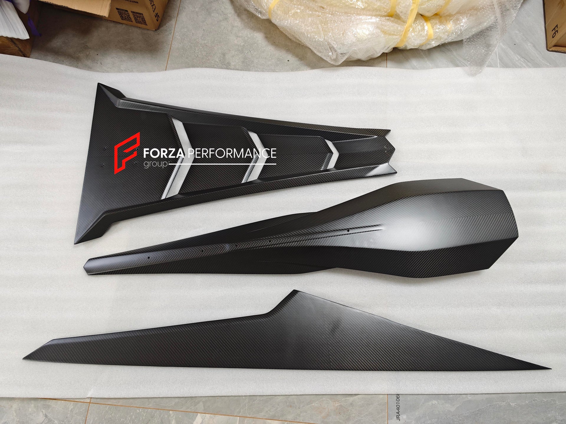 DRY CARBON ENGINE COVER WITH SPOILER WING for LAMBORGHINI REVUELTO DUKE 2023+ custom fit buy Ragnarok style design
