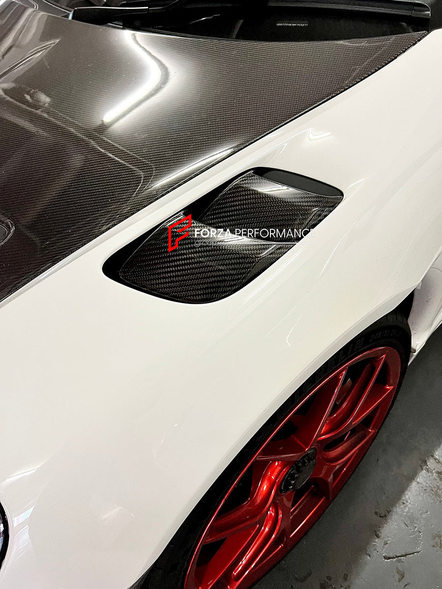 DRY CARBON FENDER AIR OUTLET TRIM for PORSCHE 718 982 GT4RS

Set includes:

Air Outlet Trim

Material: Dry Carbon

Note: Professional installation is required.

Contact us for pricing.