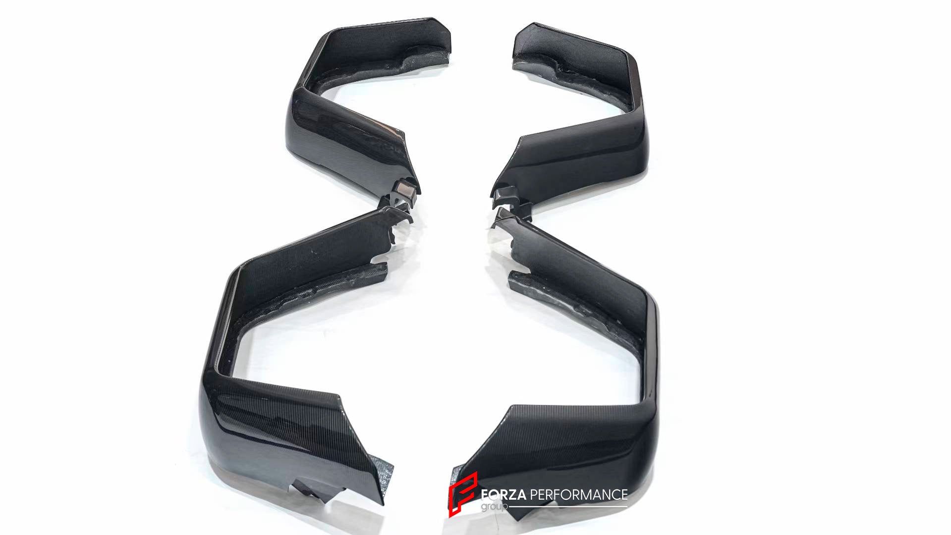 DRY CARBON FENDER FLARES for MERCEDES BENZ G CLASS W463 1990 - 2017

Set includes:

Fender Flares

Material: Dry Carbon

NOTE: Professional installation is required