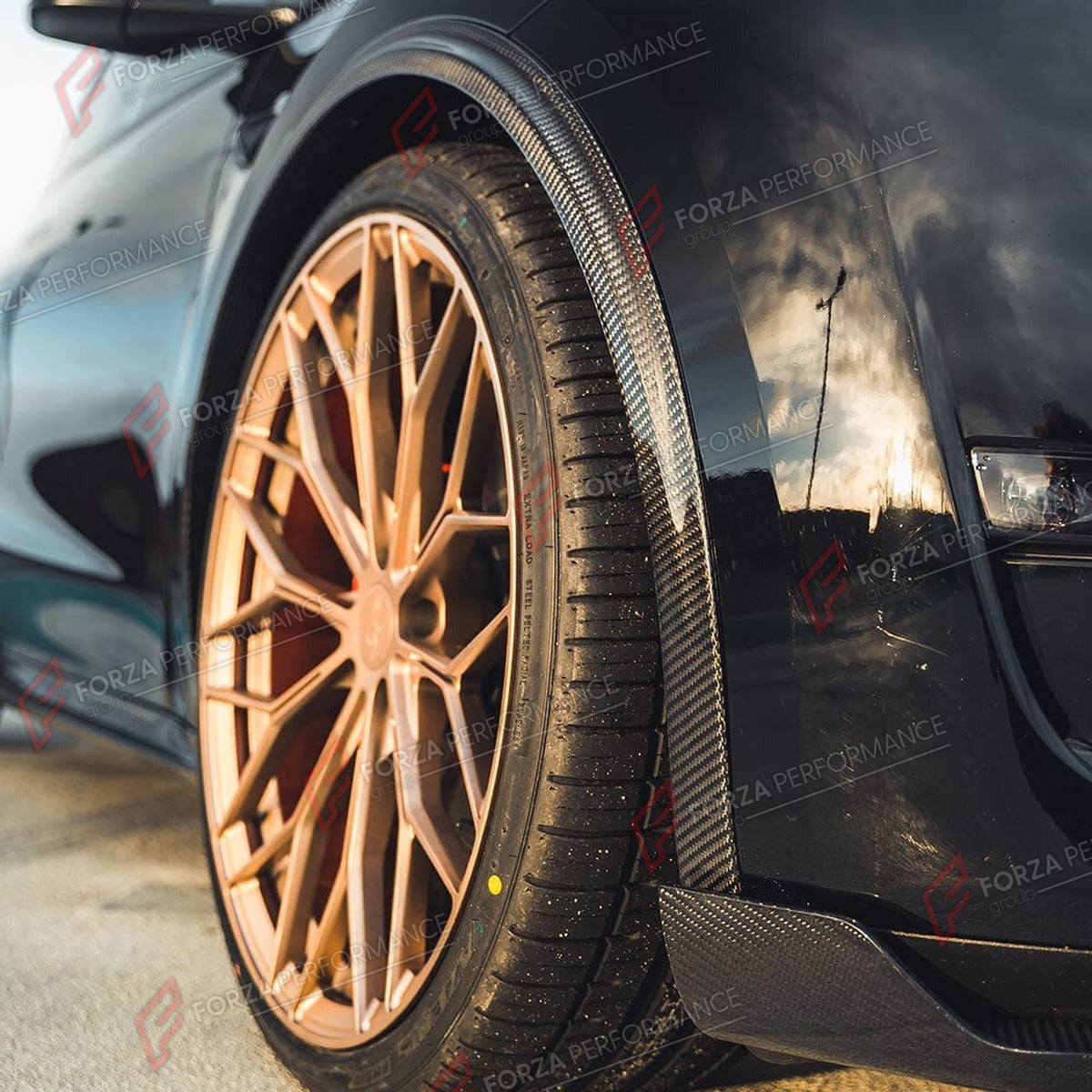 DRY CARBON FENDER FLARES for TESLA MODEL Y 2019 - 2023 FORZA PERFORMANCE Custom Fit
Set includes:

Fender Flares
Material: Dry Carbon

NOTE: Professional installation is required.

Why “Contact Us for Pricing”?
We don’t display fixed prices because our goal is to offer you the most competitive deal possible. Product costs often decrease over time, and by requesting a quote, you’ll receive our most up-to-date price on market.

SECURED PAYMENT METHODS
PayPal (+4.4% fee)
Visa / Mastercard / American Express (t
