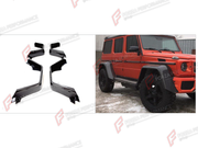 DRY CARBON FENDERS for MERCEDES-BENZ G-CLASS W463 4X4 2008 - 2018

Set includes:
Front Fenders
Rear Fenders

Material: Dry Carbon, Carbon, Plastic

NOTE: Professional installation is required.
