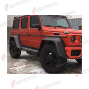 DRY CARBON FENDERS for MERCEDES-BENZ G-CLASS W463 4X4 2008 - 2018

Set includes:
Front Fenders
Rear Fenders

Material: Dry Carbon, Carbon, Plastic

NOTE: Professional installation is required.