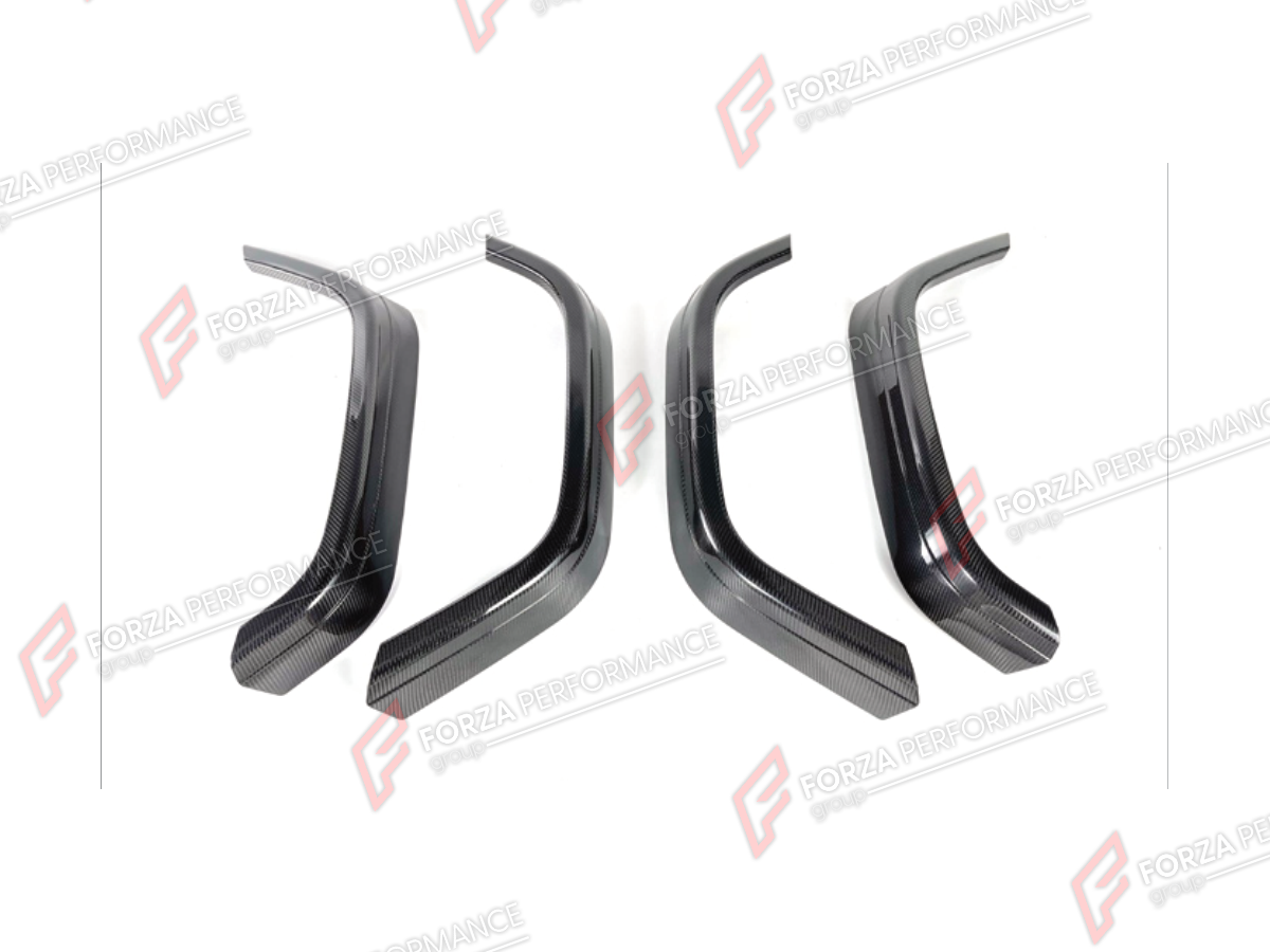 DRY CARBON FENDERS for MERCEDES-BENZ G-CLASS W464 2019 - 2024 FORZA PERFORMANCE custom fit R Style

Set includes:
Front Fenders
Rear Fenders

Material: Dry Carbon

NOTE: Professional installation is required.
