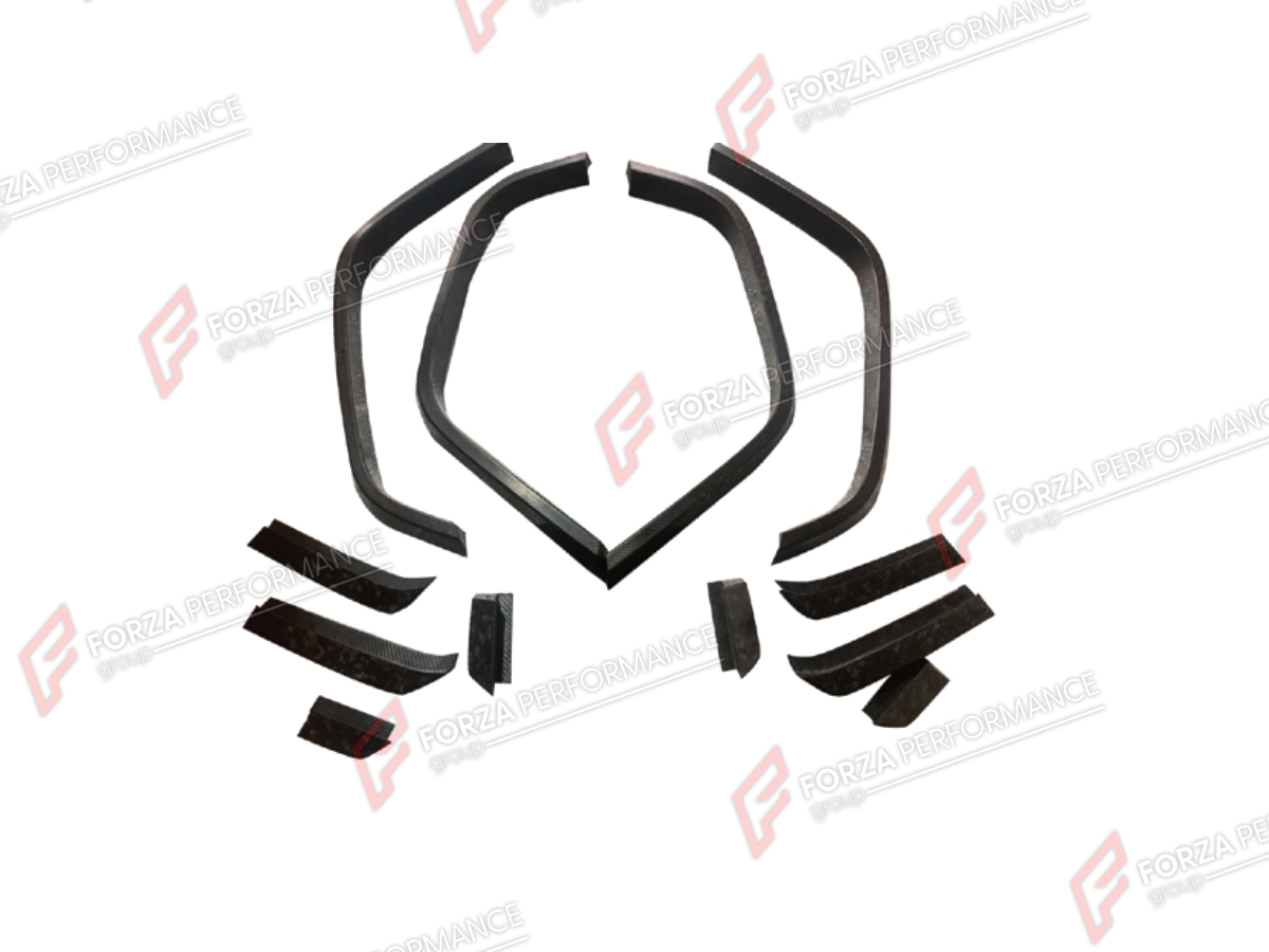 DRY CARBON FENDERS for MERCEDES-BENZ G-CLASS W464 2019 - 2024 FORZA PERFORMANCE custom fit B700 B800 B900

Set includes:
Front Fenders
Rear Fenders

Material: Dry Carbon

NOTE: Professional installation is required.