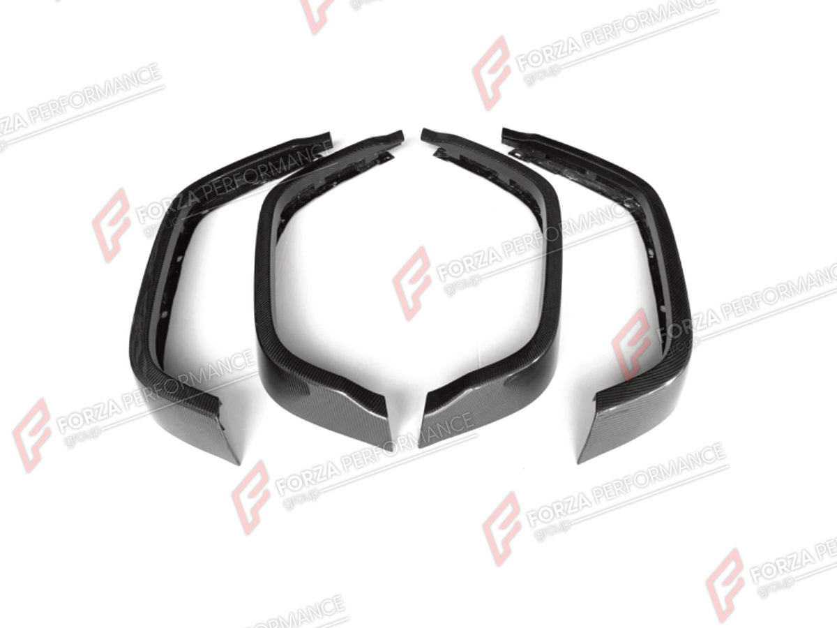 DRY CARBON FENDERS for MERCEDES-BENZ G-CLASS W464 G63 2019 - 2024 FORZA PERFORMANCE custom fit G63 Style

Set includes:
Front Fenders
Rear Fenders

Material: Dry Carbon

NOTE: Professional installation is required.