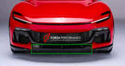 DRY CARBON BOTTOM FRONT LIP for FERRARI PUROSANGUE  Set includes:  Bottom Front Lip