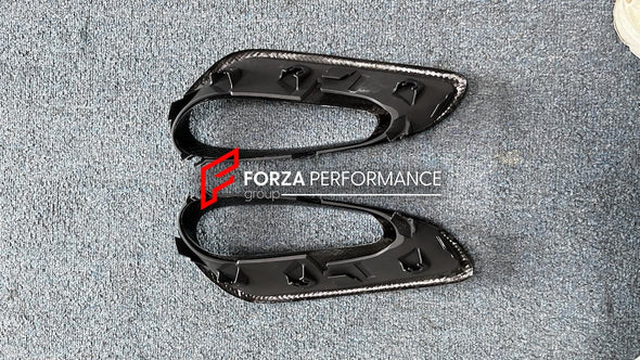 DRY CARBON FIBER AIR VENTS for PORSCHE 911 992 TURBO S