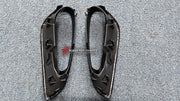 DRY CARBON FIBER AIR VENTS for PORSCHE 911 992 TURBO S